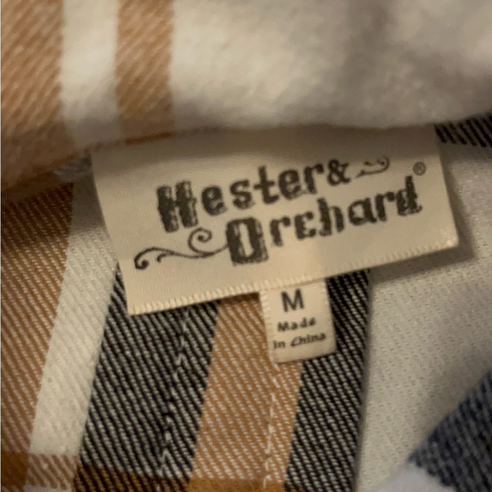 Women's Striped Cardigan - Tan and White